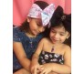 2 Pcs Best Friends (Bf) Magnetic Heart Pendant Necklace Friendship Chain Set For Girls / Sisters / Besties / BFF Gift Idea Multicolor