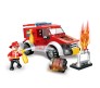 105 Pcs 3 in 1 Fire Fighter Truck Engine Educational Building Blocks Learning Bricks Construction Toy for Boys and Girls Multicolor