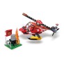 108 Pcs 3 in 1 Fire Fighter Helicopter Engine Educational Building Blocks Lego Compatible Learning Bricks Construction Toy for Boys and Girls Multicolor