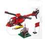 108 Pcs 3 in 1 Fire Fighter Helicopter Engine Educational Building Blocks Lego Compatible Learning Bricks Construction Toy for Boys and Girls Multicolor