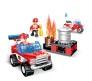 107 Pcs 3 in 1 Fire Fighter Car and Bike Engine Educational Building Blocks Lego Compatible Learning Bricks Construction Toy for Boys and Girls Multicolor