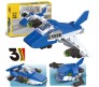 Architect 63 Pcs Series 3 in 1 Plane Fighter Jet Educational Car Building Blocks Learning Bricks Toy for Boys and Girls Multicolor