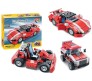 Architect 23 in 1 Racing Car SUV Sports Car Mini Truck Building Blocks Set 278+ Pcs STEM Educational Construction Learning Brick Toy for Kids