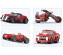 Architect 23 in 1 Racing Car SUV Sports Car Mini Truck Building Blocks Set 278+ Pcs STEM Educational Construction Learning Brick Toy for Kids