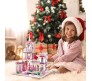 254 Pcs Girls Princess Castle Doll House Palace Building Blocks Bricks Educational Learning Construction Toys for Boys and Girls Multicolor