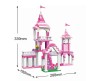 512 Pcs Girls Princess Castle Doll House Palace With Prince And Carriage Building Blocks Bricks Educational Learning Construction Toys for Boys and Girls Multicolor