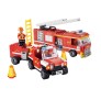 324 Pcs Fire Fighter Engine Truck Building Block Set Bricks Educational Learning Construction Toys for Boys and Girls Multicolor