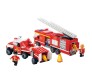 324 Pcs Fire Fighter Engine Truck Building Block Set Bricks Educational Learning Construction Toys for Boys and Girls Multicolor