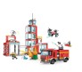 616 Pcs Fire Station with Fire Fighter Engine Truck and Boat and Drone Building Block Set Bricks Educational Learning Construction Toys for Boys and Girls Multicolor