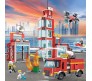 616 Pcs Fire Station with Fire Fighter Engine Truck and Boat and Drone Building Block Set Bricks Educational Learning Construction Toys for Boys and Girls Multicolor