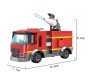 616 Pcs Fire Station with Fire Fighter Engine Truck and Boat and Drone Building Block Set Bricks Educational Learning Construction Toys for Boys and Girls Multicolor