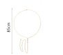 Dainty Back Necklaces Rhinestone Gold Body Chains Backdrop Tassel Necklace Wedding Body Bridal Jewelry for Women