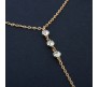 Dainty Back Necklaces Rhinestone Gold Body Chains Backdrop Tassel Necklace Wedding Body Bridal Jewelry for Women