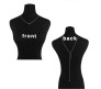 Dainty Back Necklaces Rhinestone Gold Body Chains Backdrop Tassel Necklace Wedding Body Bridal Jewelry for Women