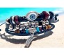 Adjustable Multi Layer 4 Silver Feather Evil Eye Charms Accessories Leather Bracelet for Gents Men & Women