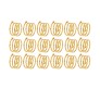 18pcs Circle Round Napkin Ring Holder Set Gold Formal Dining Table Deluxe Flowers Rhinestone Metal Rings Holders Mesh for Parties, Wedding, Feast, Banquet Decor, Festival Accessories
