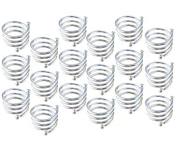 18pcs Circle Round Napkin Ring Holder Set Silver Formal Dining Table Deluxe Flowers Rhinestone Metal Rings Holders Mesh for Parties, Wedding, Feast, Banquet Decor, Festival Accessories