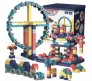 520Pcs Building Blocks with Base Plate and Wheels and Storage Box Educational Puzzle Learning Brick Construction Car Ferris Wheel Train Toy Set for Kids