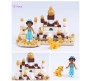 151 Pcs Girls Princess Castle Doll House Jasmine Palace Building Blocks Bricks Educational Learning Construction Toys for Boys and Girls Multicolor