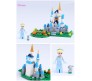 152 Pcs Girls Princess Castle Doll House Cinderella Palace Building Blocks Bricks Educational Learning Construction Toys for Boys and Girls Multicolor