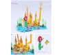 151 Pcs Girls Princess Castle Doll House Ariel Palace Building Blocks Bricks Educational Learning Construction Toys for Boys and Girls Multicolor