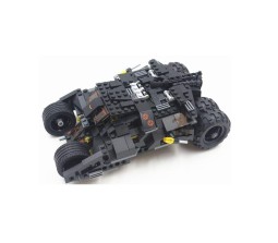 Batmobile Superhero Tumbler Bat Car STEM Building Blocks Set 325 Pcs Educational Construction Learning Brick Toy for Kids Multicolor