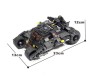 Batmobile Superhero Tumbler Bat Car STEM Building Blocks Set 325 Pcs Educational Construction Learning Brick Toy for Kids Multicolor