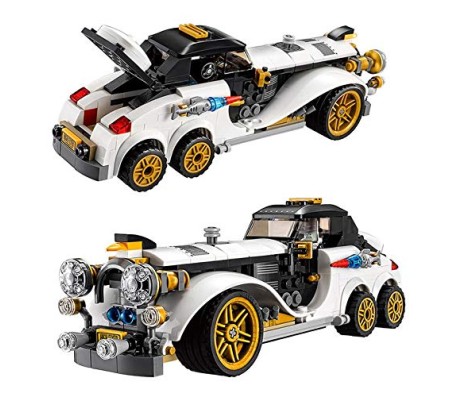 Batmobile Superhero Bat Car STEM Building Blocks Set 305 Pcs Educational Construction Learning Brick Toy for Kids Multicolor