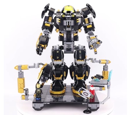 Large Big 1697Pcs Hulkbuster Superhero Building Blocks Set STEM Educational Toy