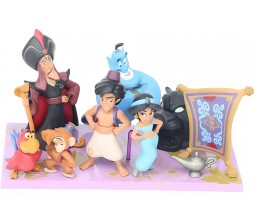 Aladdin Toy Jasmine Genie Set Toy of 8 pcs Action Figure Cartoon Toys for Kids Iconic Character Gift for Fans 4.5 - 5.5 cm