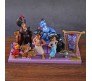 Aladdin Toy Jasmine Genie Set Toy of 8 pcs Action Figure Cartoon Toys for Kids Iconic Character Gift for Fans 4.5 - 5.5 cm