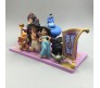 Aladdin Toy Jasmine Genie Set Toy of 8 pcs Action Figure Cartoon Toys for Kids Iconic Character Gift for Fans 4.5 - 5.5 cm