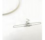 Double Dual Infinity Shape Anklets With Rhinestone Legs Adjustable Ankle Silver Chain for Women And Girls