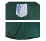 Attack On Titan Anime Inspired Green Cloak - Anime Cosplay Costume Cape Hoodie Dress Cosplay Costume Uniform Cape Green, S
