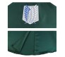 Attack On Titan Anime Inspired Green Cloak - Anime Cosplay Costume Cape Hoodie Dress Cosplay Costume Uniform Cape Green, M