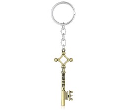 Attack On Titan Eren Key Anime Metal Keychain Gold Key Chain for Car Bikes Key Ring
