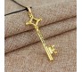 Attack On Titan Eren Key Pendant Necklace Cosplay Jewelry Anime Accessory for Men and Women