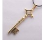 Attack On Titan Eren Key Pendant Necklace Cosplay Jewelry Anime Accessory for Men and Women