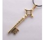 Attack On Titan Eren Key Pendant Necklace Cosplay Jewelry Anime Accessory for Men and Women