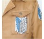 Anime Attack On Titan Jacket Inspired Scout Regiment Khaki - Anime Cosplay Costume Survey Corps Coat Bomber Jackets, M