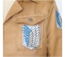 Anime Attack On Titan Jacket Inspired Scout Regiment Khaki - Anime Cosplay Costume Survey Corps Coat Bomber Jackets, S