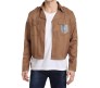 Anime Attack On Titan Jacket Inspired Scout Regiment Khaki - Anime Cosplay Costume Survey Corps Coat Bomber Jackets, L