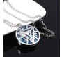 Superhero Iron Man Inspired Heavy Design Big Size Arc Reactor Pendant Necklace Fashion Jewellery Accessory for Men and Women