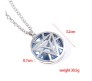 Superhero Iron Man Inspired Heavy Design Big Size Arc Reactor Pendant Necklace Fashion Jewellery Accessory for Men and Women