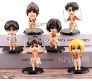 Attack on Titan Set of 6 Eren Yeager, Mikasa Ackermann, Levi Ackermann, Armin Arlert, Sasha Braus & Hange Zoe Action Figure 7-8 CM for Car Dashboard, Decoration & Office Table Toy