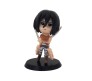 Attack on Titan Set of 6 Eren Yeager, Mikasa Ackermann, Levi Ackermann, Armin Arlert, Sasha Braus & Hange Zoe Action Figure 7-8 CM for Car Dashboard, Decoration & Office Table Toy