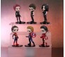 Avenger Set of 6 Iron Man Spider Man Captain America Thor Natasha Action Figure 15cm Toy Multicolor