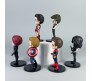 Avenger Set of 6 Iron Man Spider Man Captain America Thor Natasha Action Figure 15cm Toy Multicolor
