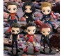 Avenger Set of 6 Iron Man Spider Man Captain America Thor Natasha Action Figure 15cm Toy Multicolor