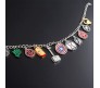 Avengers Charms Silver Bracelet With Different Charm Fashion Jewellery Accessory for Girls and Women